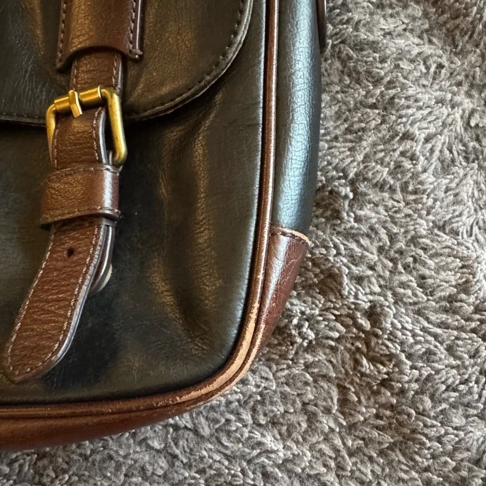 FOSSIL Canyon Commuter Brown Leather Messenger Bag